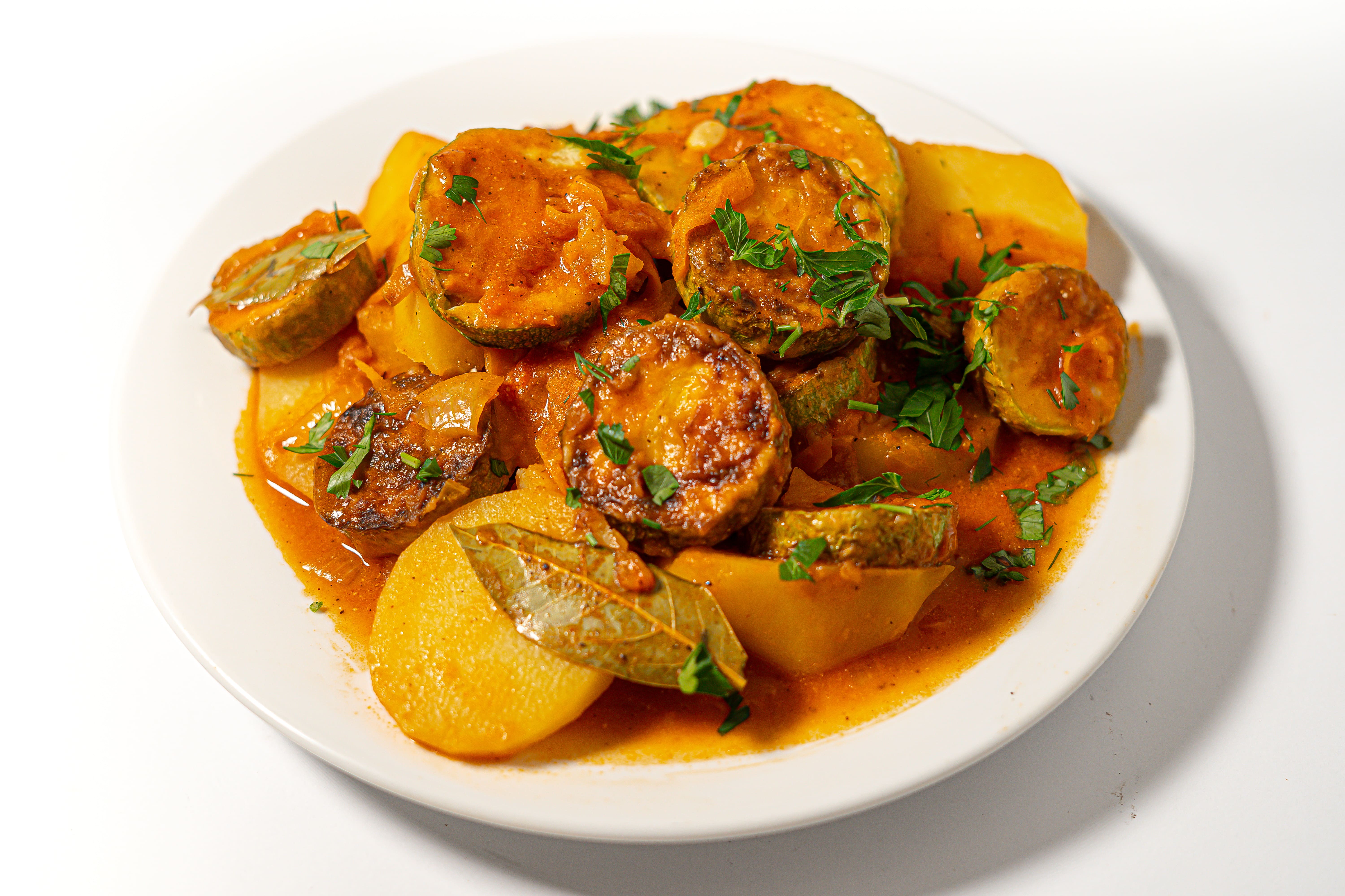 Рагу з картоплі та кабачків