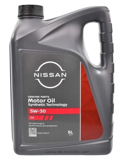 Моторна олива 5W30 NISSAN Motor oil 5W-30 DPF, 5л.