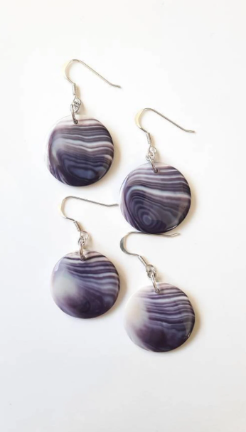 Round Dangle Earrings