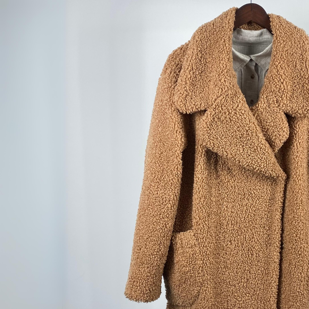 Camel Teddy Coat 