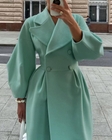 Vintage Court Lantern Sleeve Jacket Women | Large Lapel Jacket