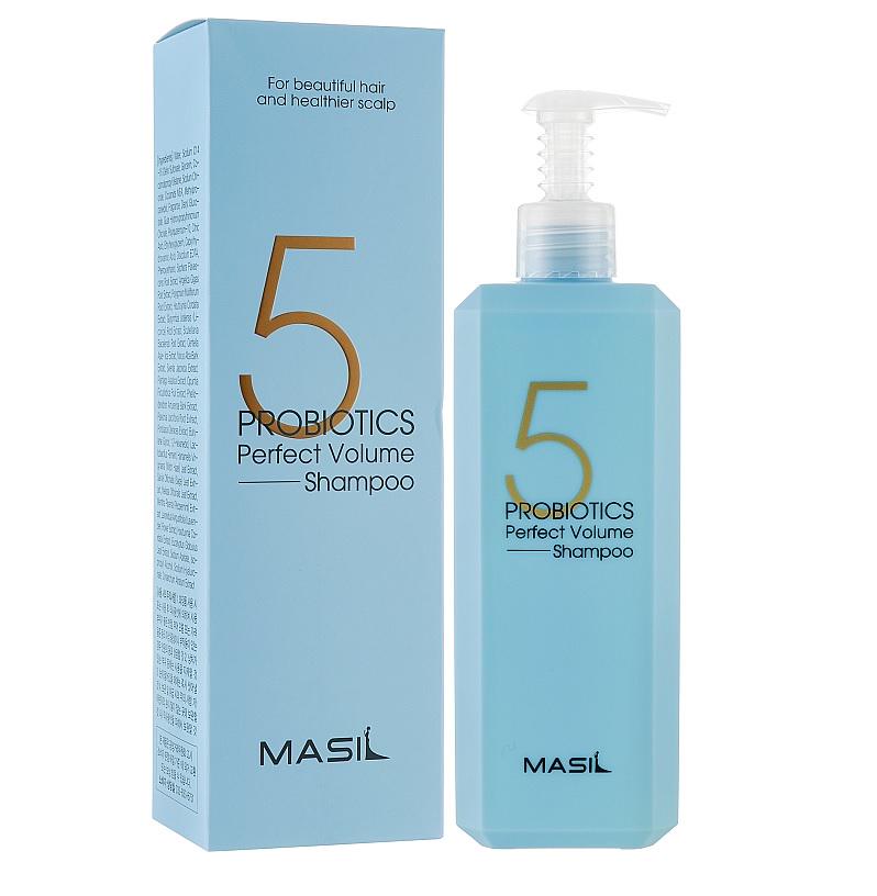 Шампунь з пробіотиками для ідеального об'єму волосся Masil 5 Probiotics Perfect Volume Shampoo 500 мл