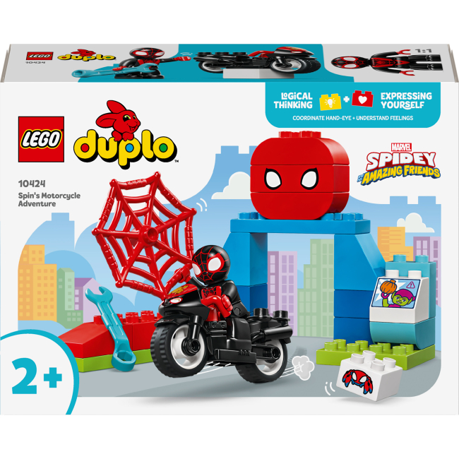 Конструктор LEGO DUPLO Marvel Мотопригоди Спіна (10424)