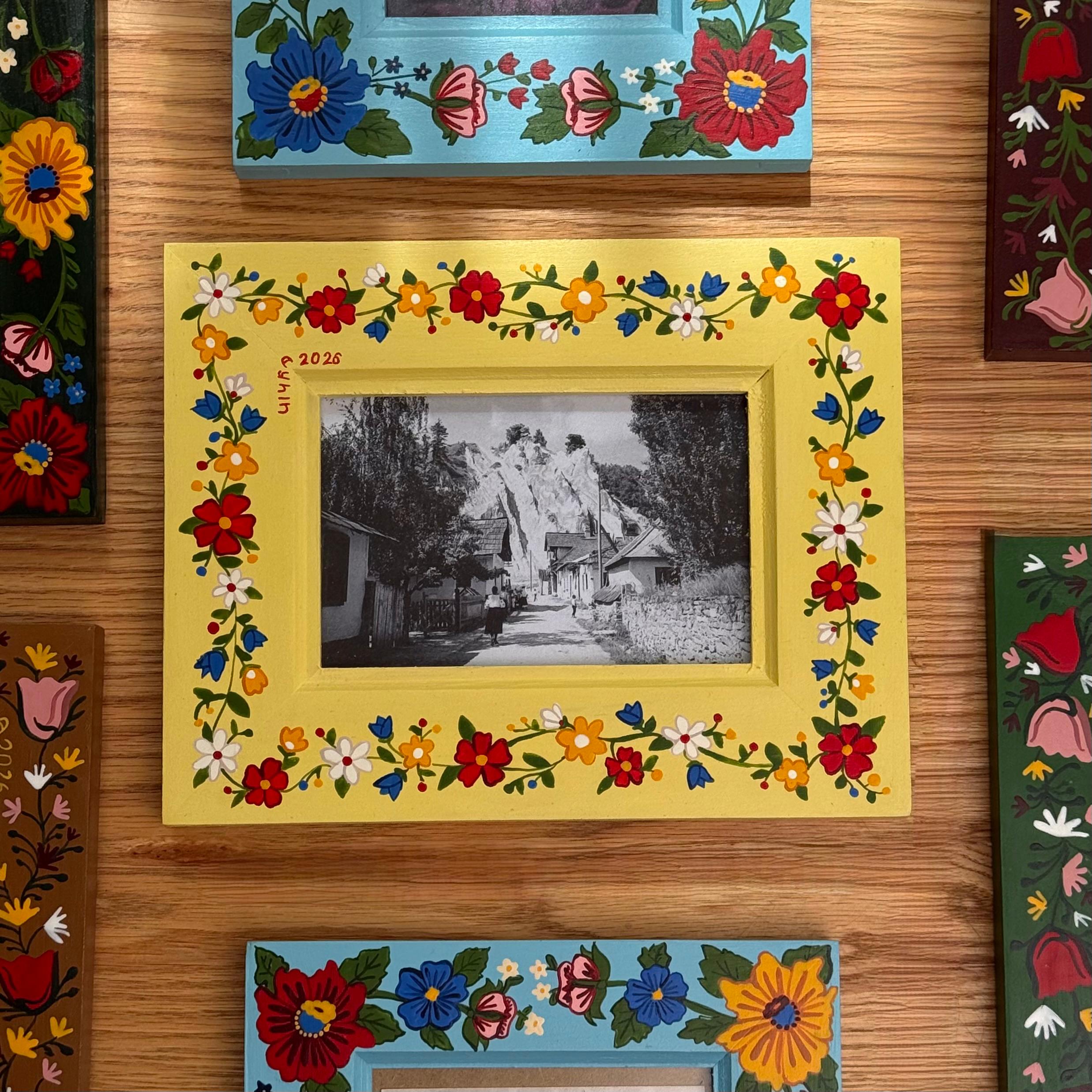 Мальована рамка "Чічка", 24*19 см