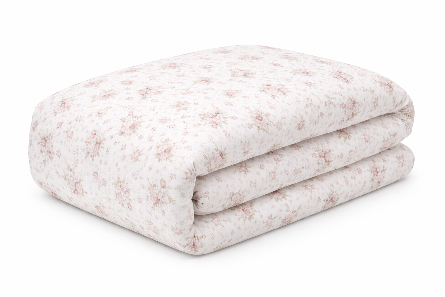 Підковдра  ранфорс принт "Дрібні квітки на білому"