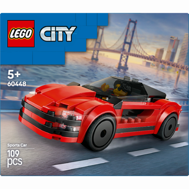 Конструктор LEGO City Червоний спортивний автомобіль (60448)