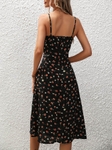 Polka Dot Suspender Maxi Dress For Women | Summer Sleeveless Long Dress