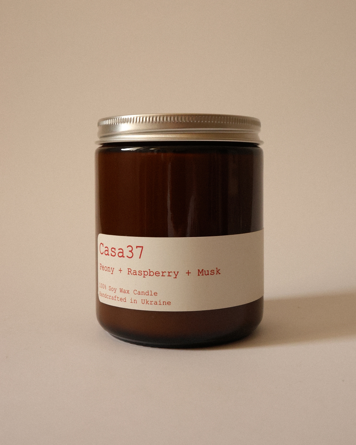 Свічка Peony + Raspberry + Musk