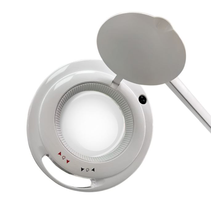 ЛАМПА-ЛУПА 6017-Н-8 60 SMD LED “холодне” та “тепле” світло з регулюванням яскравості 1-12W 3D