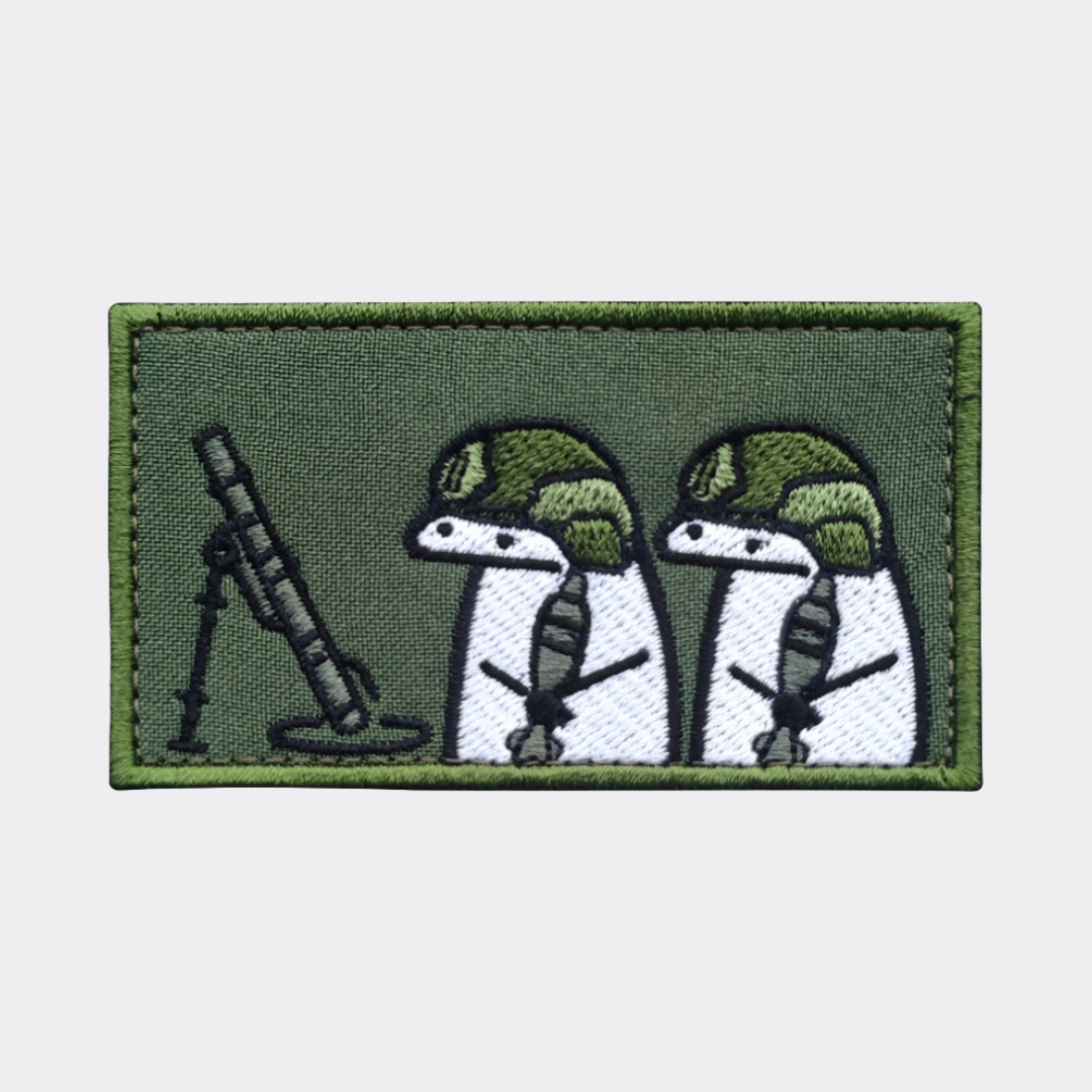 Patch Florks mortars - olive
