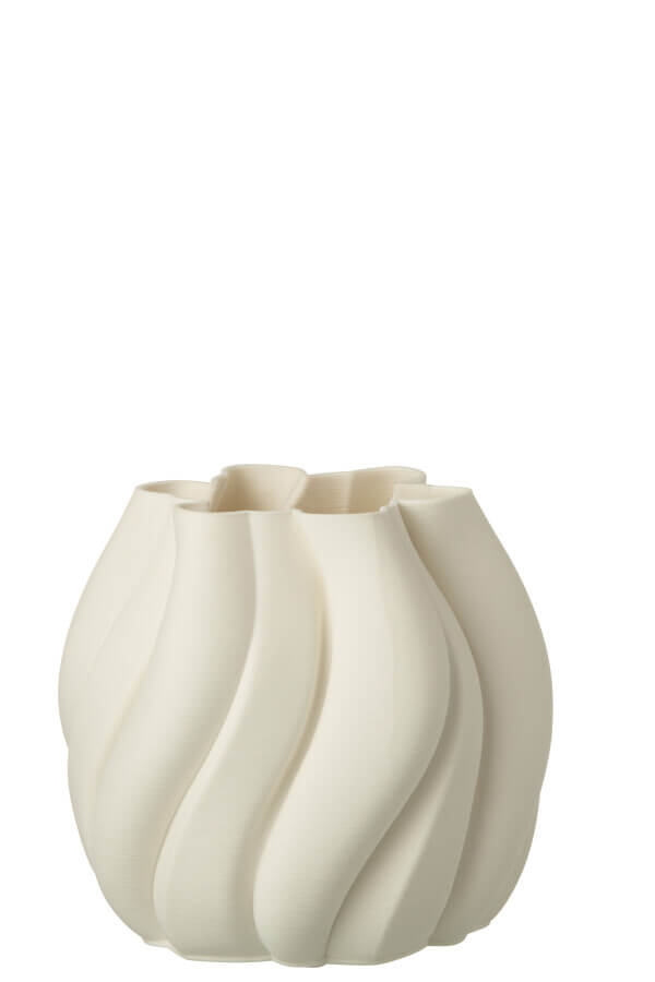Ваза 3D Porcelain, в білому кольорі J-LINE