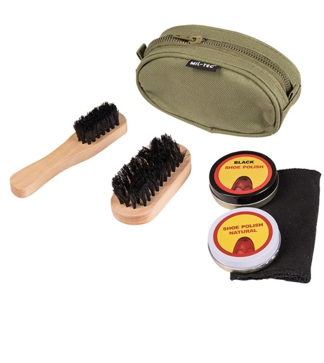 Набір для чищення взуття Mil-Tec, оливковий