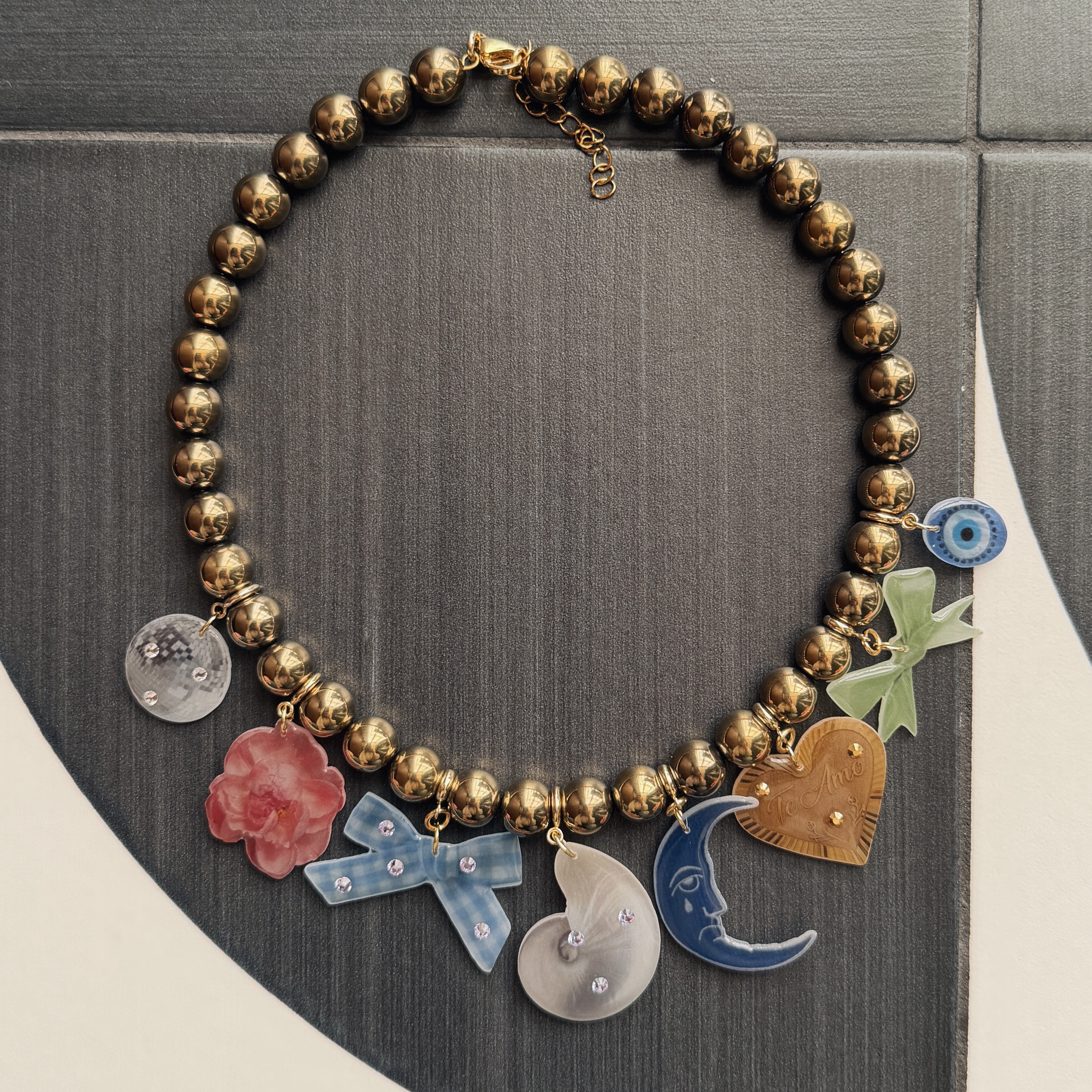 Намисто з гематиту