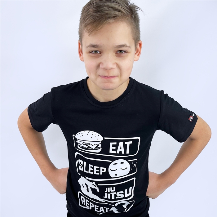 Футболка «Eat. Sleep. Jiu Jitsu. Repeat» V1