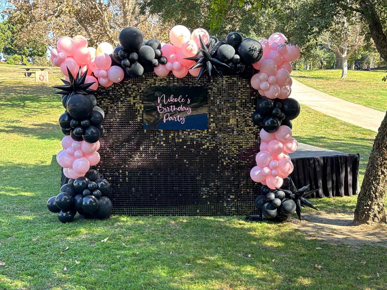 Luxury Shimmer Wall Backdrop