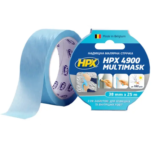 Малярна стрічка HPX 4900 MULTIMASK 120 C ціановий
