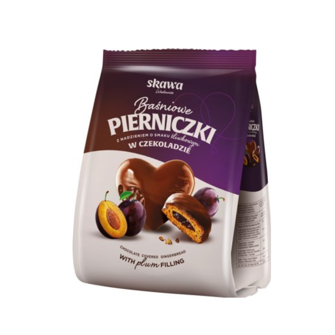 🇵🇱 "SKAWA" Melindres baňados en chocolate con relleno de ciruela, 150 g.