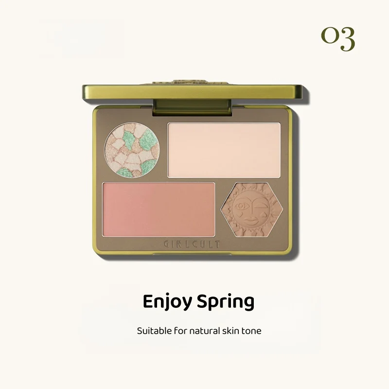 Girlcult Compendium of Materia Medica Series Facial Makeup Palette | Палітра для обличчя #03 Spring
