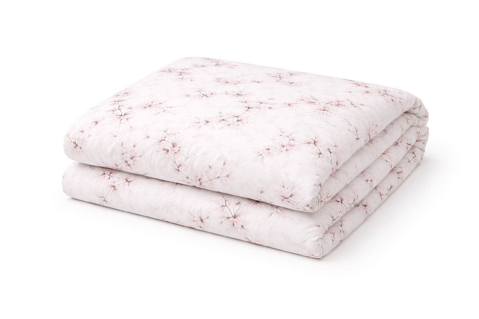 Підковдра  ранфорс принт "Дрібні букети на білому"