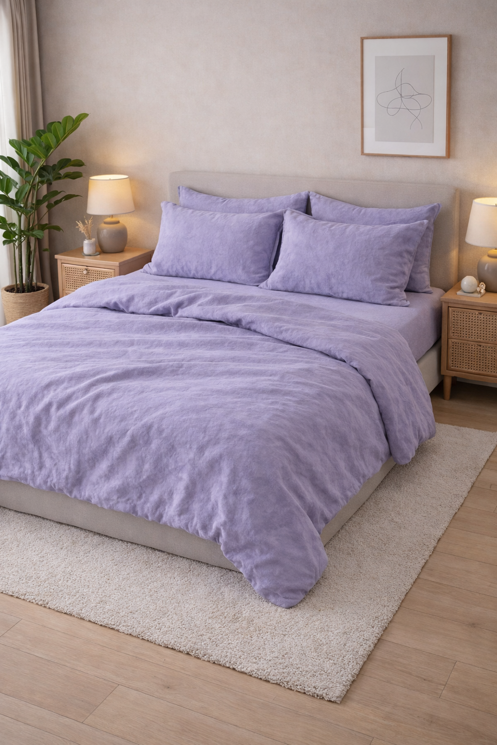 Постільна білизна варена бавовна "Лаванда"