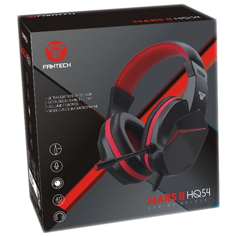 Навушники ігрові Fantech HQ54 Mars II Black-Red