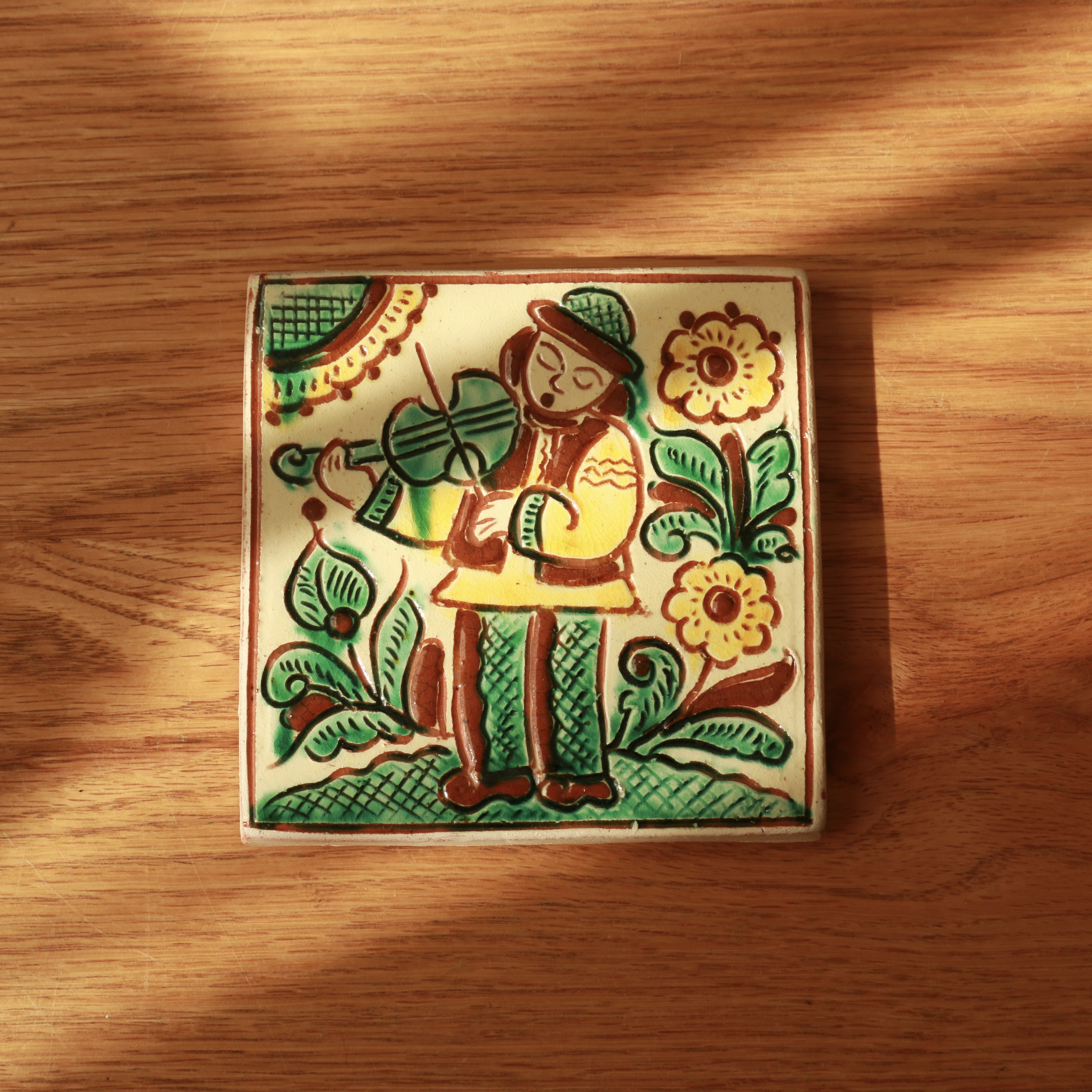 Декоративна плиточка "Скрипаль", 10*10 см