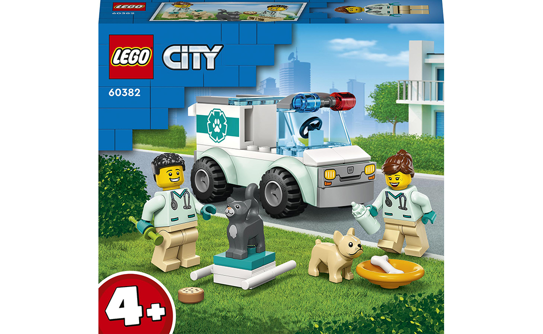 LEGO City Фургон ветеринарної швидкої допомоги (60382)