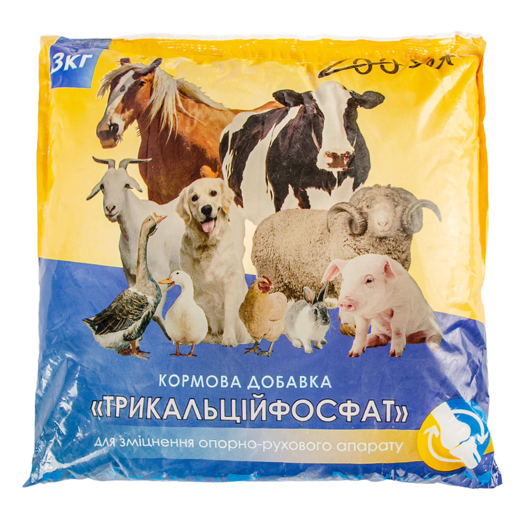 Трикальцій фосфат 3 кг (Зоосет)