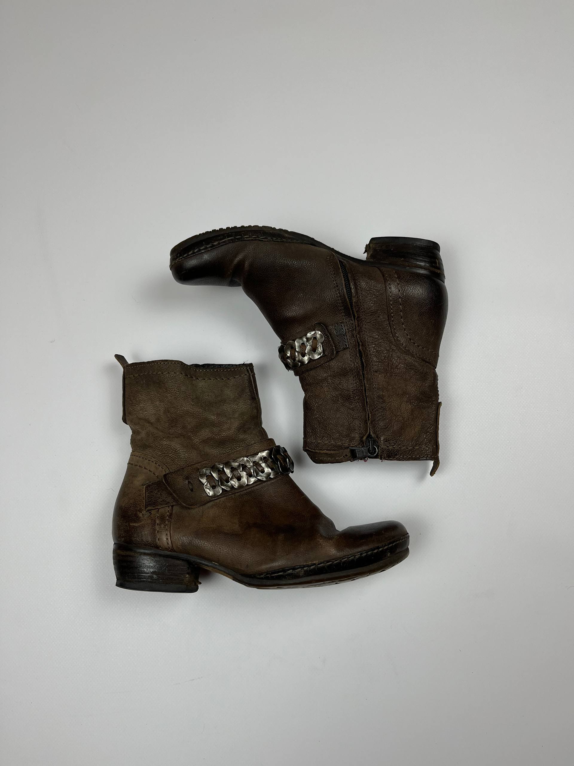 a.s 98 Чоботи коричневі