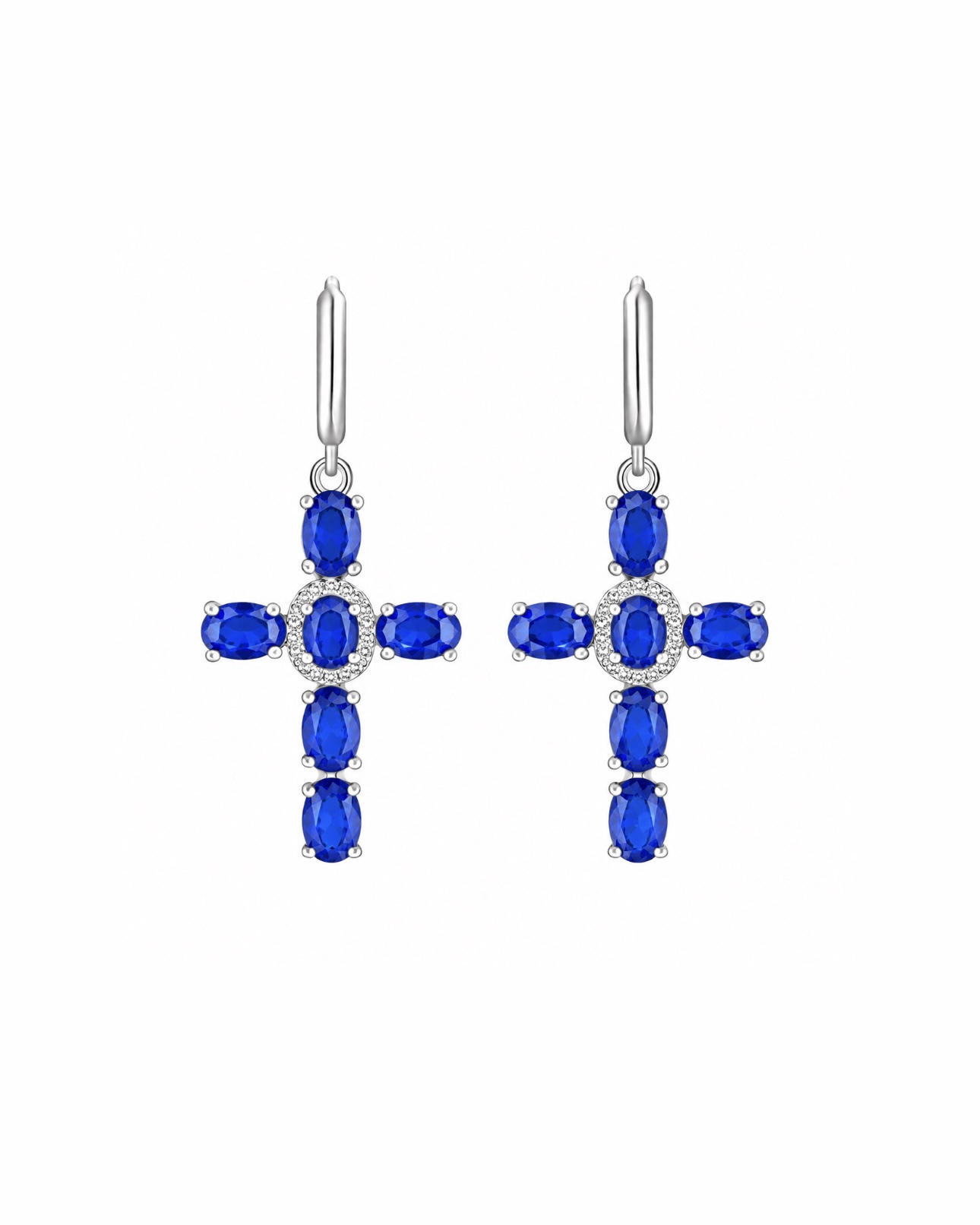 CROSS earrings blue