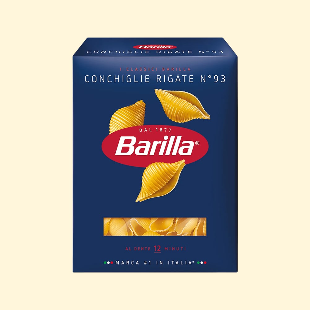 Barilla Conchiglie Rigate № 93, 500g