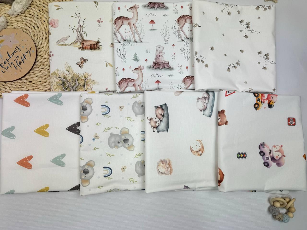 Непромокальна пелюшка (бавовна + мембрана) 100х70