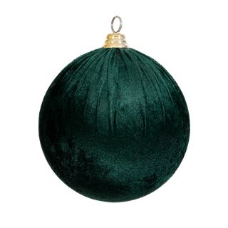 Оксамитова куля Смарагд,15 см