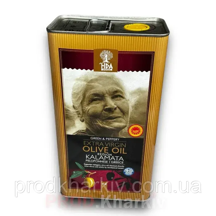 Оливкова олія Oil Extra Vergine (Бабуся) 5л - Kalamata Виробництво (Греція)