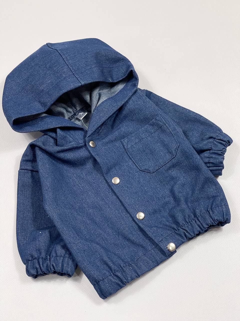 Джинсовка з капюшоном універсальна