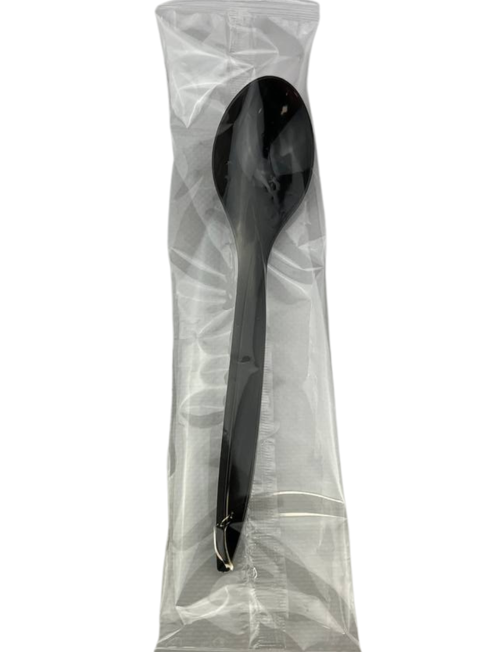 Ложка в індивідуальній упаковці №35 / чорна преміум (100 шт/уп)