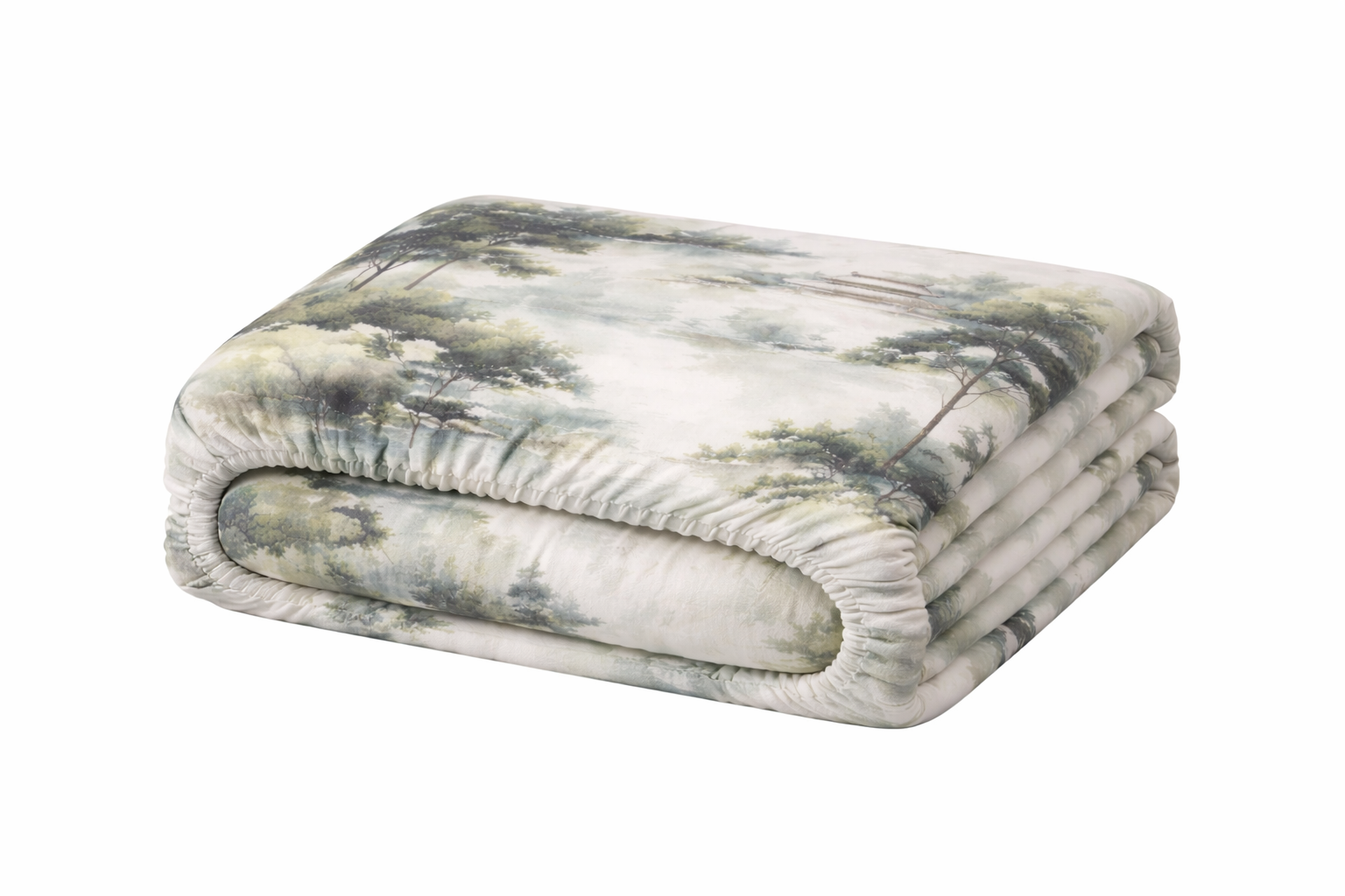 Простирадло на гумці ранфорс принт  