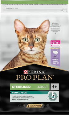 Сухий корм для дорослих котів після стерилізації Пуріна Проплан (Purina Pro Plan) з індичкою, 10 кг