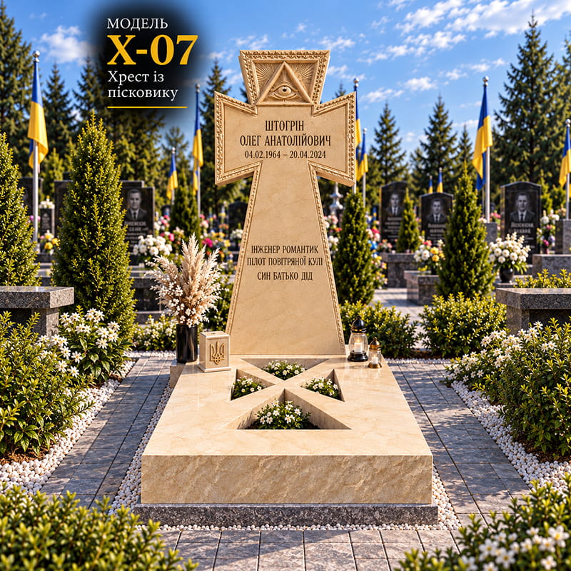 X-07 — Хрест із пісковику