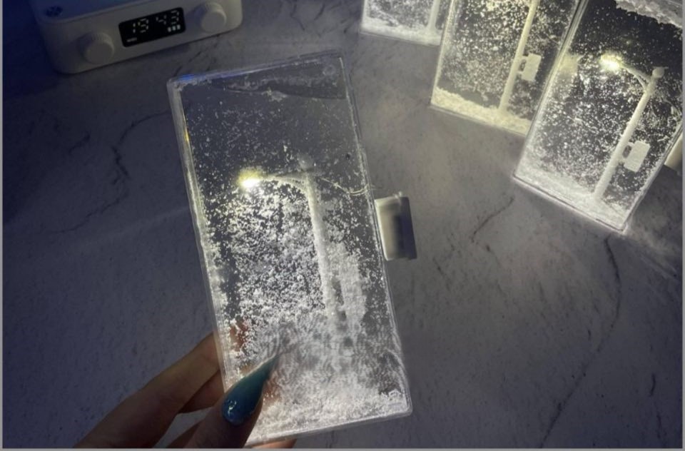 Набір для творчості Ліхтар, Мініатюрний декоративний LED світильник "Зимовий ліхтар"