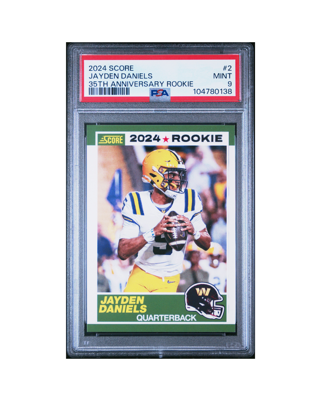 2024 Panini Score 35th Anniversary Rookie #2 Jayden Daniels