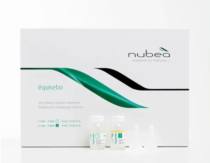 Терапія у флаконах для жирної шкіри голови Nubea Equisebo