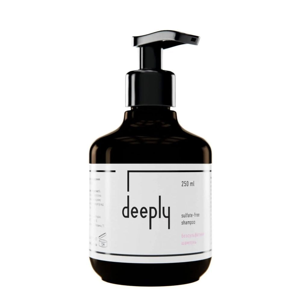 Безсульфатний шампунь Deeply Sulfate-Free Shampoo, 250 мл.