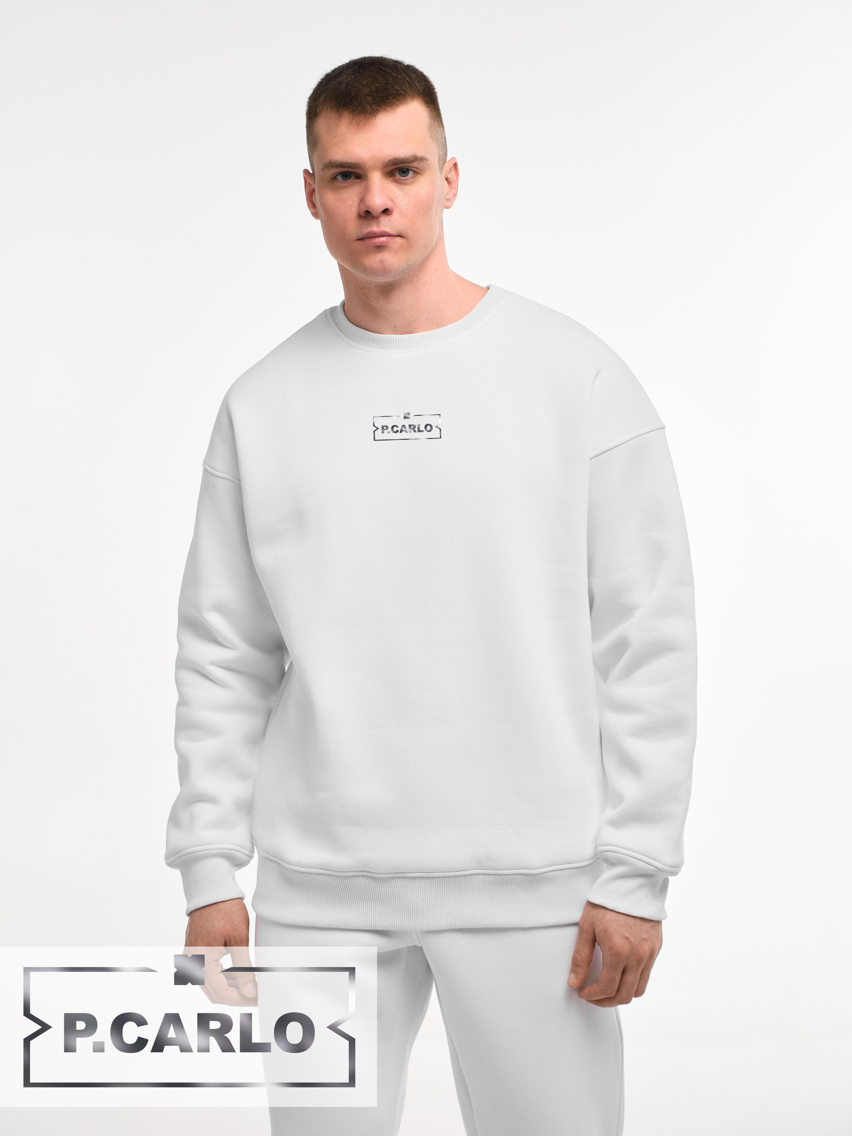SWEATSHIRT "P.CARLO" | WHITE EMOTION | XS1