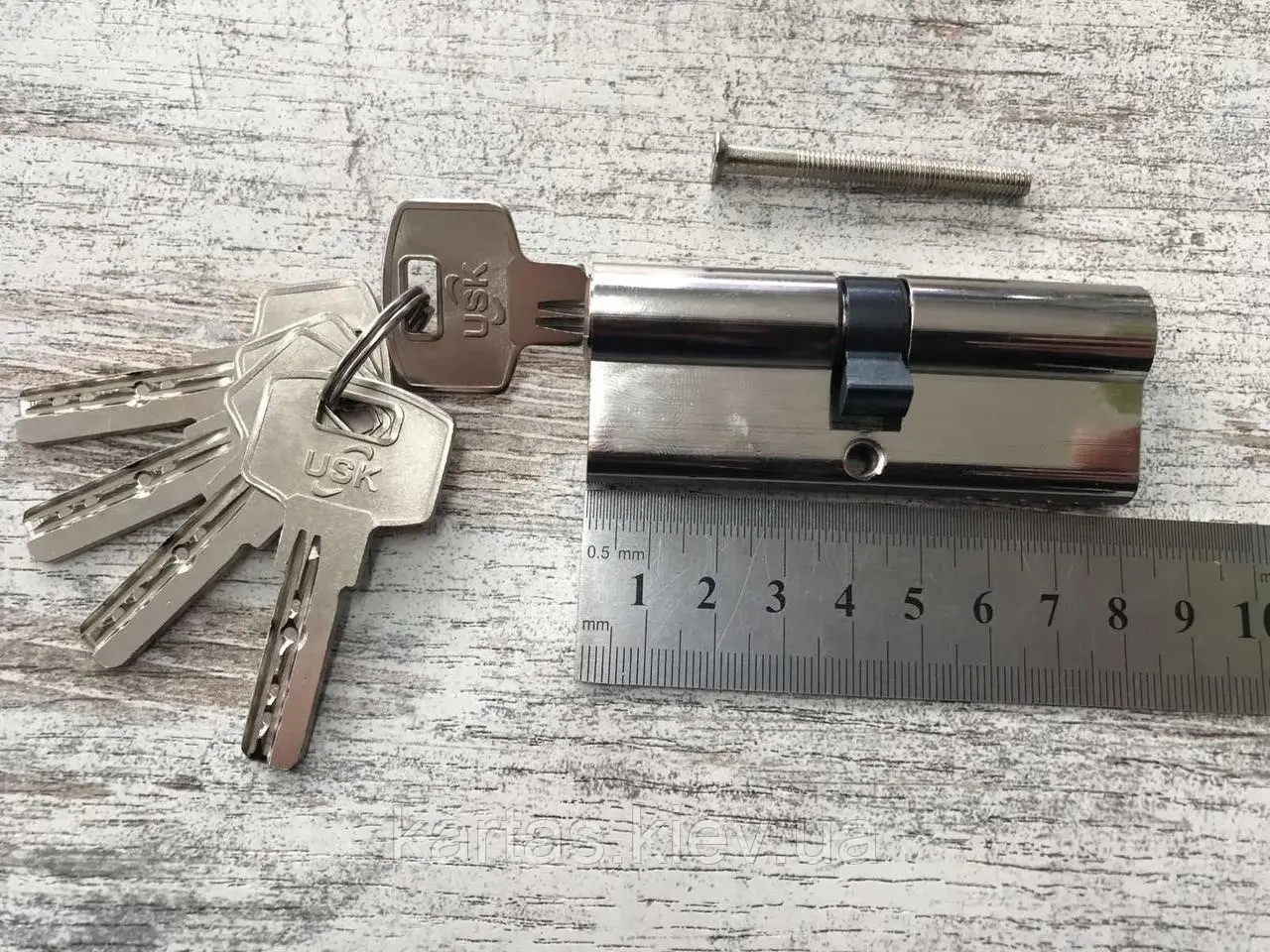 Серцевина механізм USK ZCi-80 (40x40) ключ/ключ