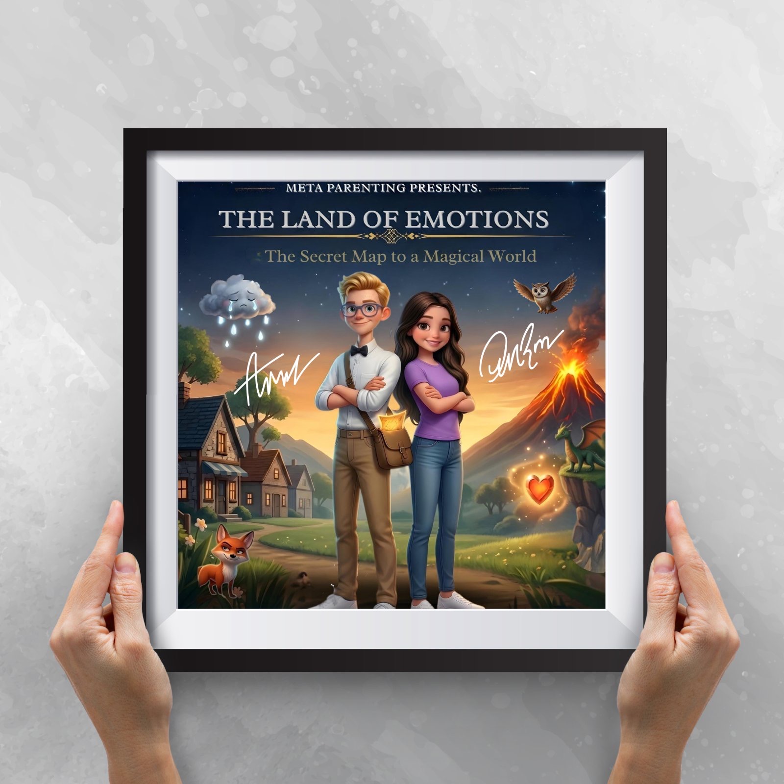 Signed Character Poster — The Land of Emotions