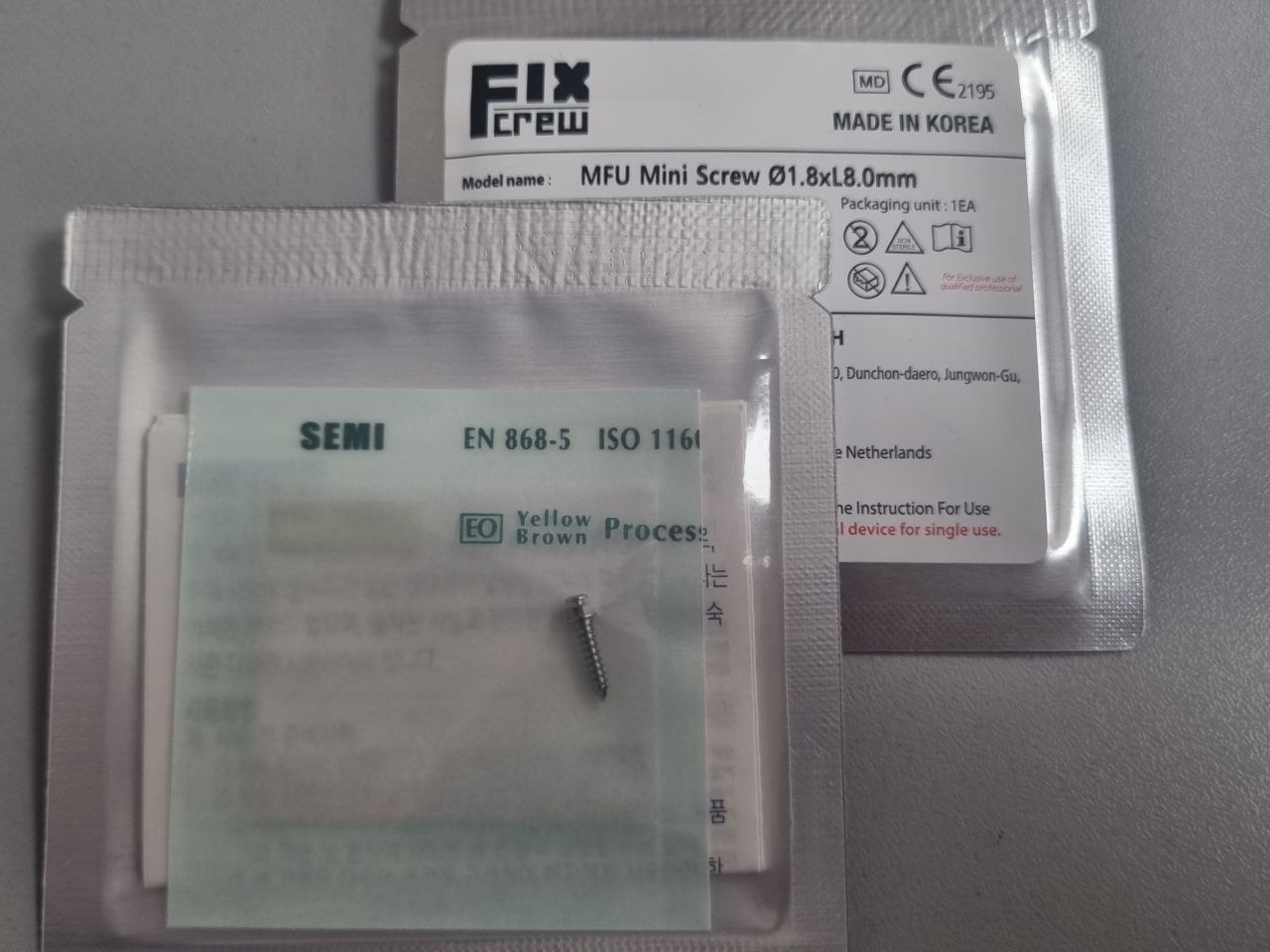 Мікроімплант ортодонтичний WBT MFU 1,8x8 мм