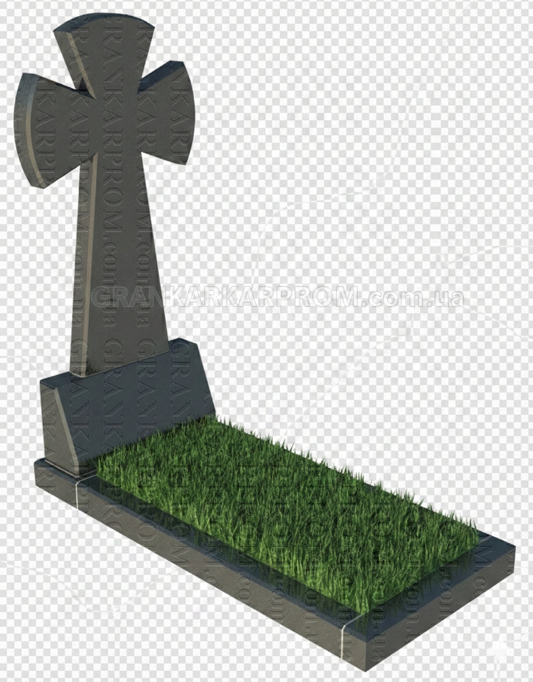 Гранітний хрест 3-16AM