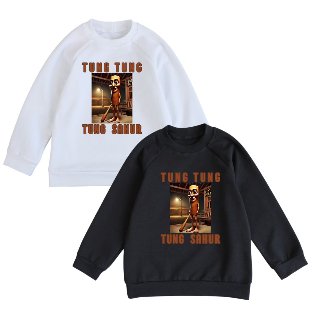 Світшот з принтом Tung Tung Tung Sahur Тун тун тун Сахур