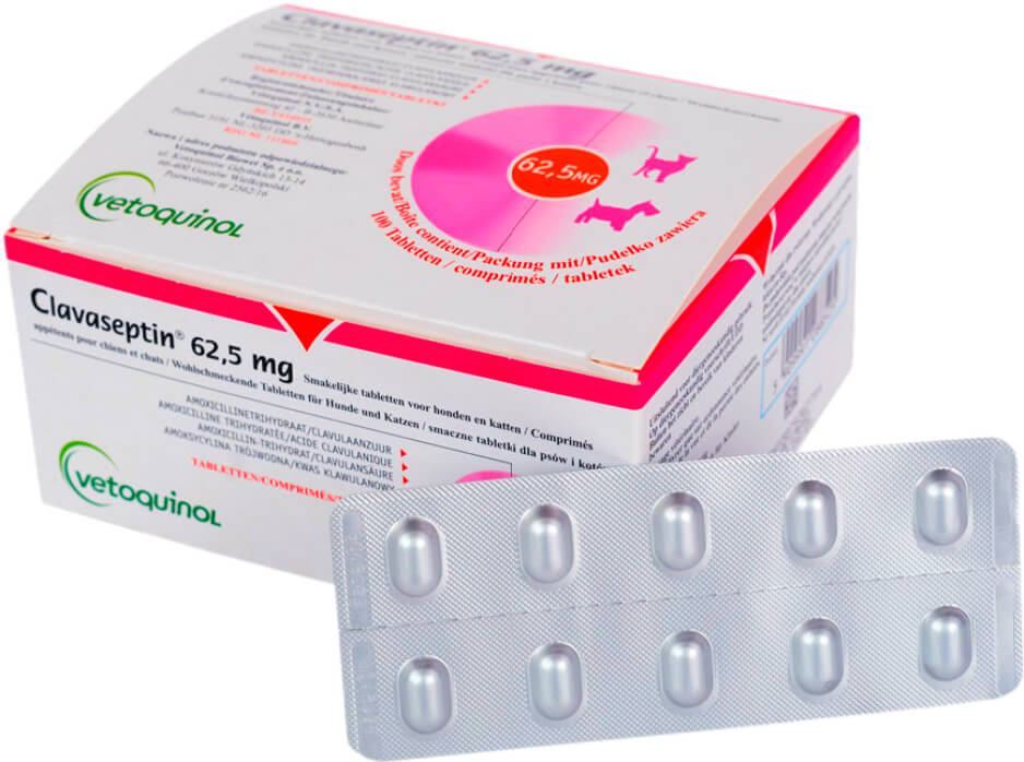 Клавасептин  62.5 мг таб. №10